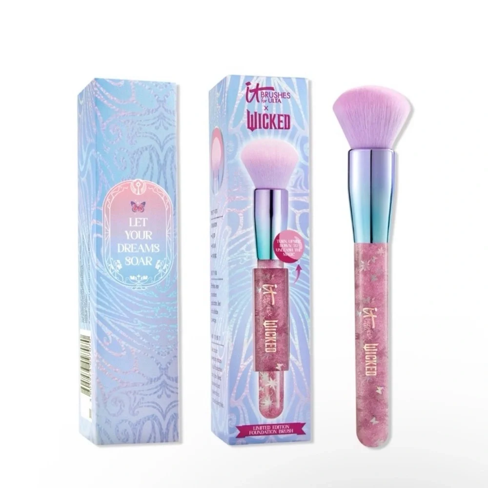 IT Brushes × Wicked Limited-Edition Elphaba & Glinda Foundation Brush NWB Set